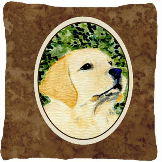 Labrador Decorative   Canvas Fabric Pillow by Caroline&#39;s Treasures