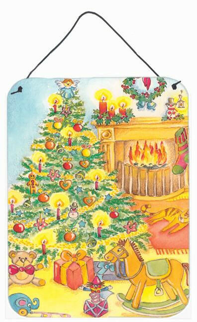 Toys around the Christmas Tree Wall or Door Hanging Prints APH2024DS1216 by Caroline&#39;s Treasures