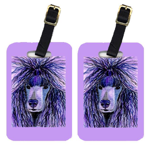 Pair of 2 Poodle Luggage Tags by Caroline's Treasures