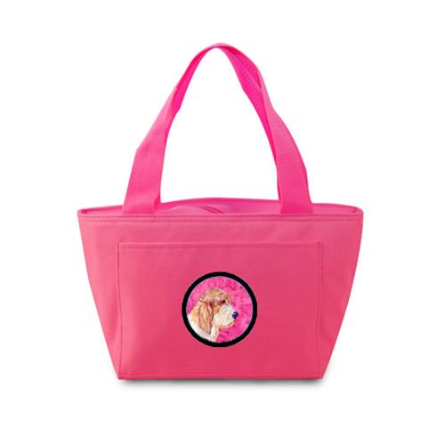 Pink Petit Basset Griffon Vendeen  Lunch Bag or Doggie Bag LH9397PK by Caroline&#39;s Treasures