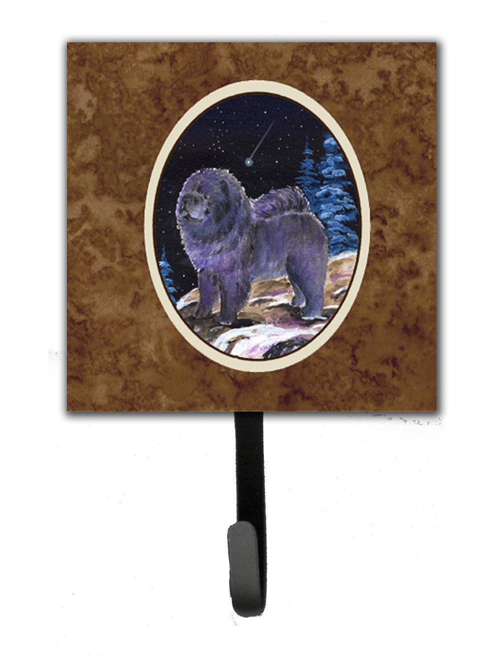 Starry Night Chow Chow Leash Holder or Key Hook by Caroline&#39;s Treasures