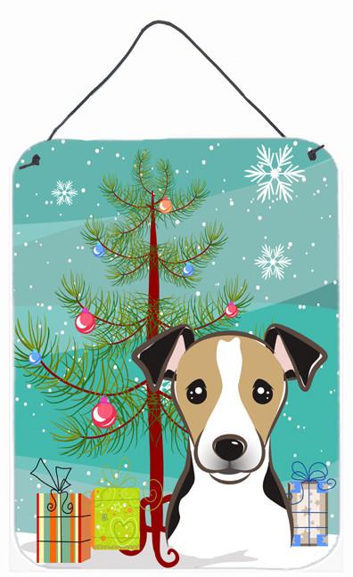 Christmas Tree and Jack Russell Terrier Wall or Door Hanging Prints BB1633DS1216 by Caroline&#39;s Treasures