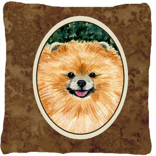 Pomeranian Decorative   Canvas Fabric Pillow by Caroline's Treasures