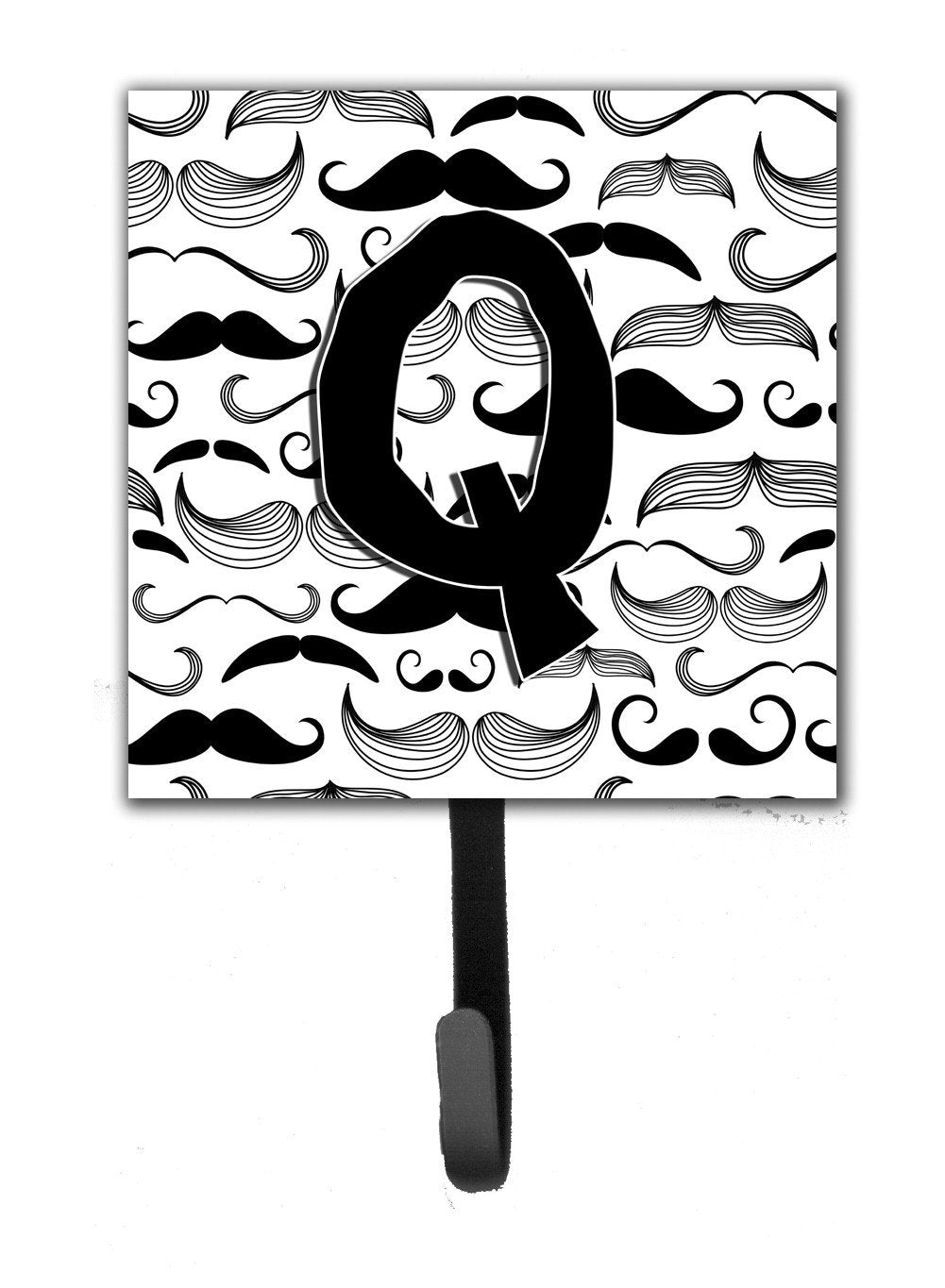 Letter Q Moustache Initial Leash or Key Holder CJ2009-QSH4 by Caroline's Treasures