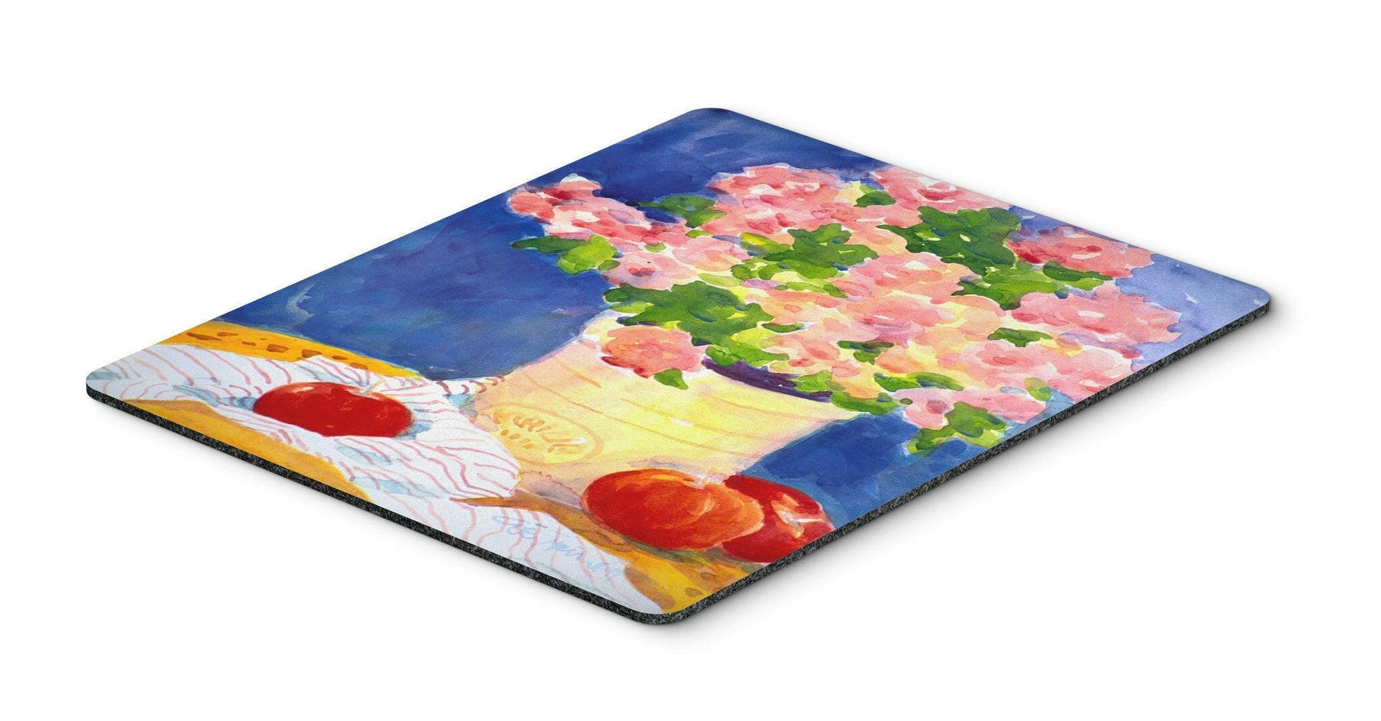 Pink Flowers  Mouse Pad, Hot Pad or Trivet by Caroline's Treasures