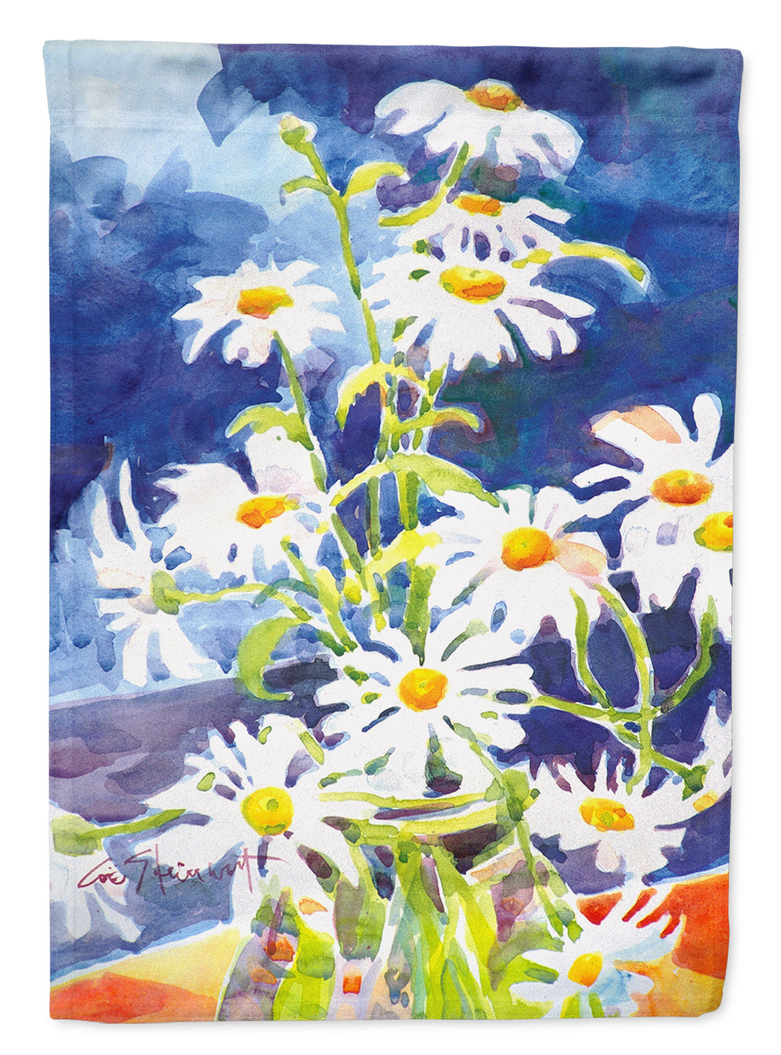Flowers - Daisy Flag Canvas House Size