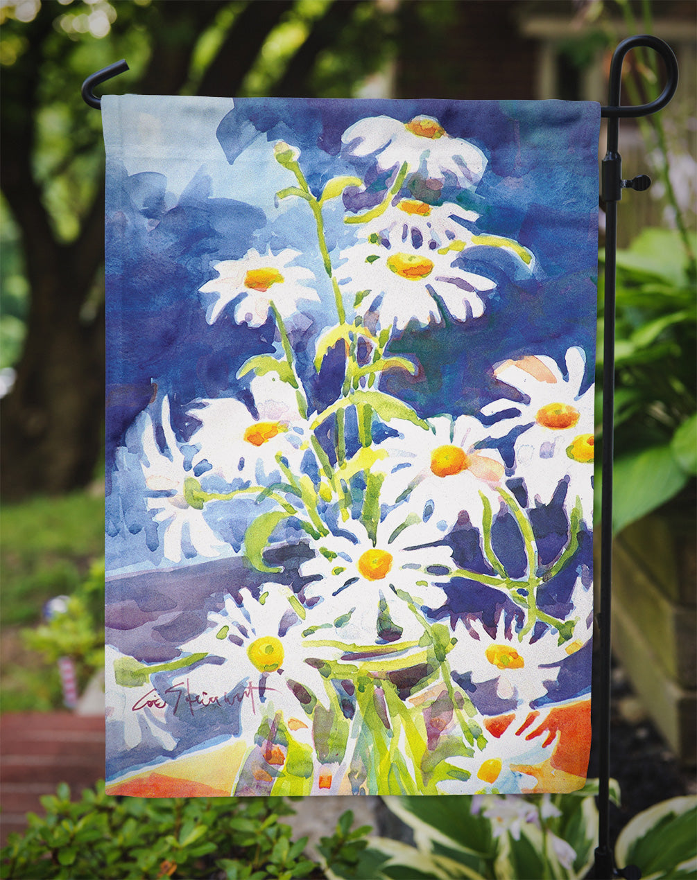 Flowers - Daisy Flag Garden Size.