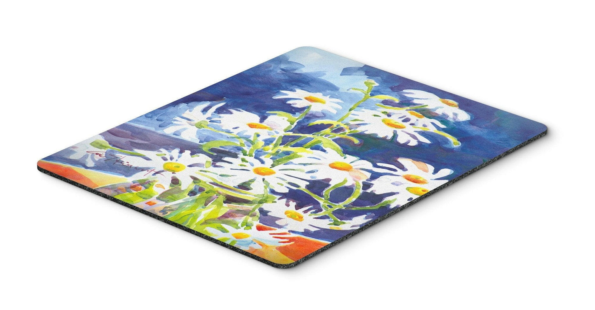 Flowers - Daisy Mouse Pad, Hot Pad or Trivet by Caroline's Treasures