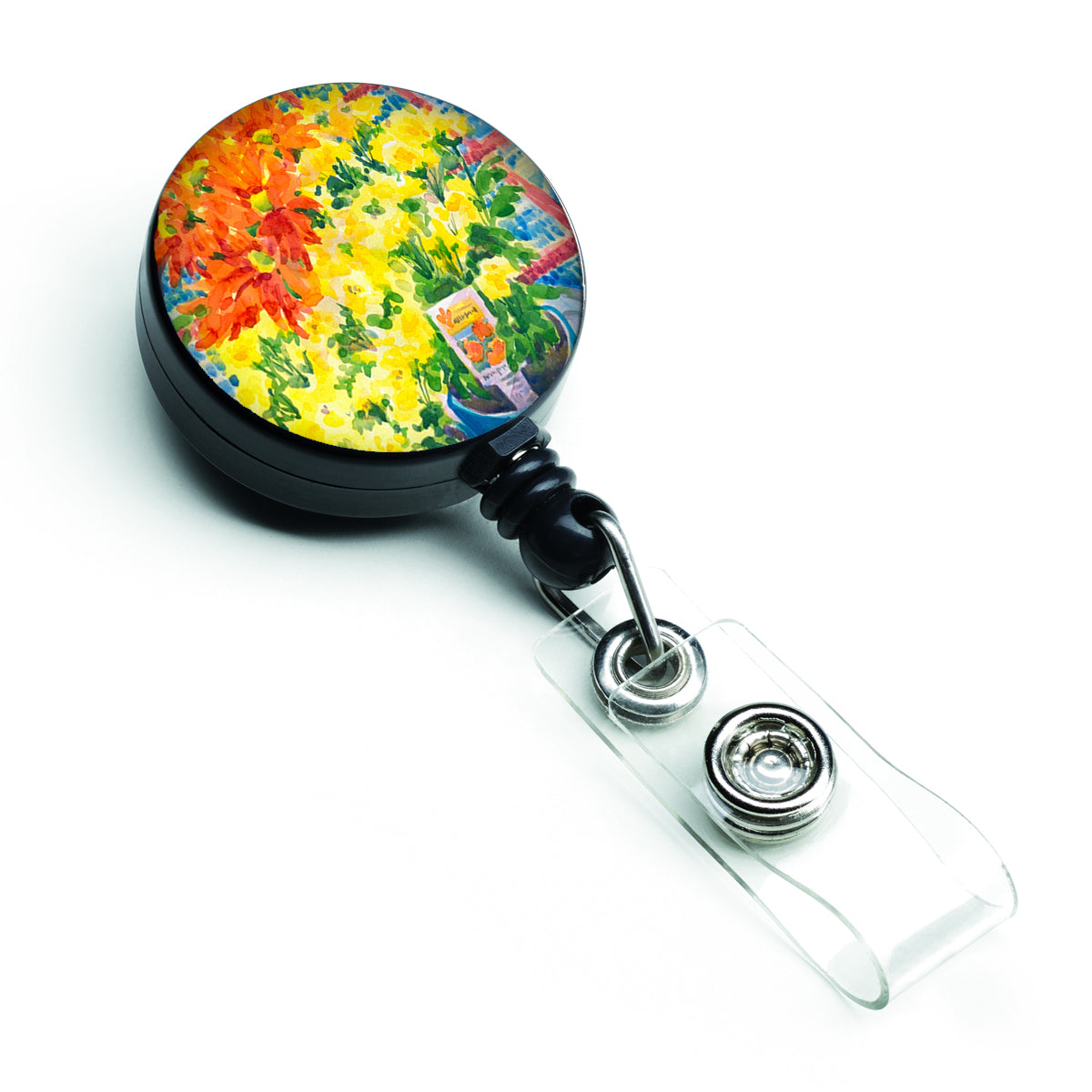 Flower - Mums Retractable Badge Reel 6005BR  the-store.com.
