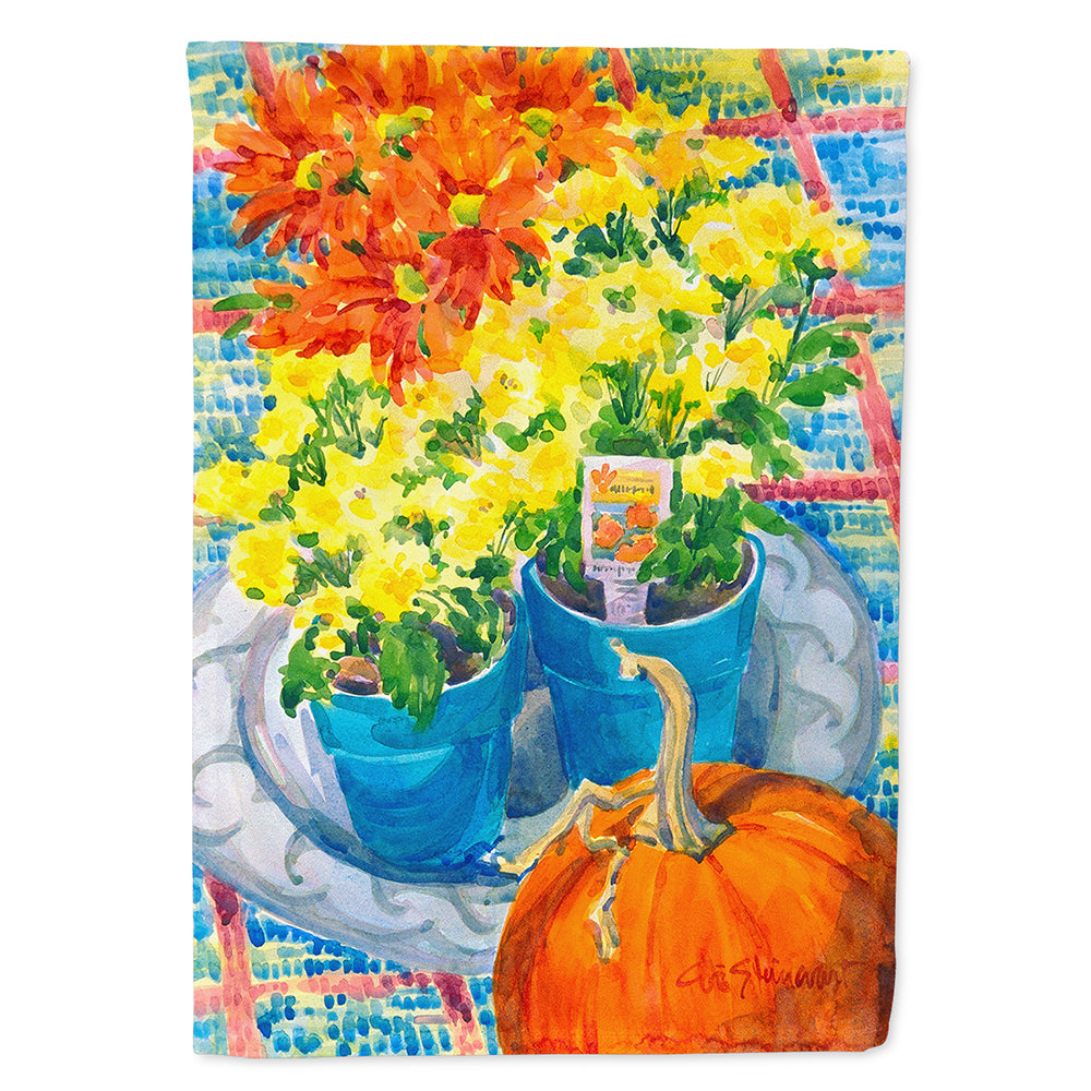 Flower - Mums Flag Canvas House Size  the-store.com.
