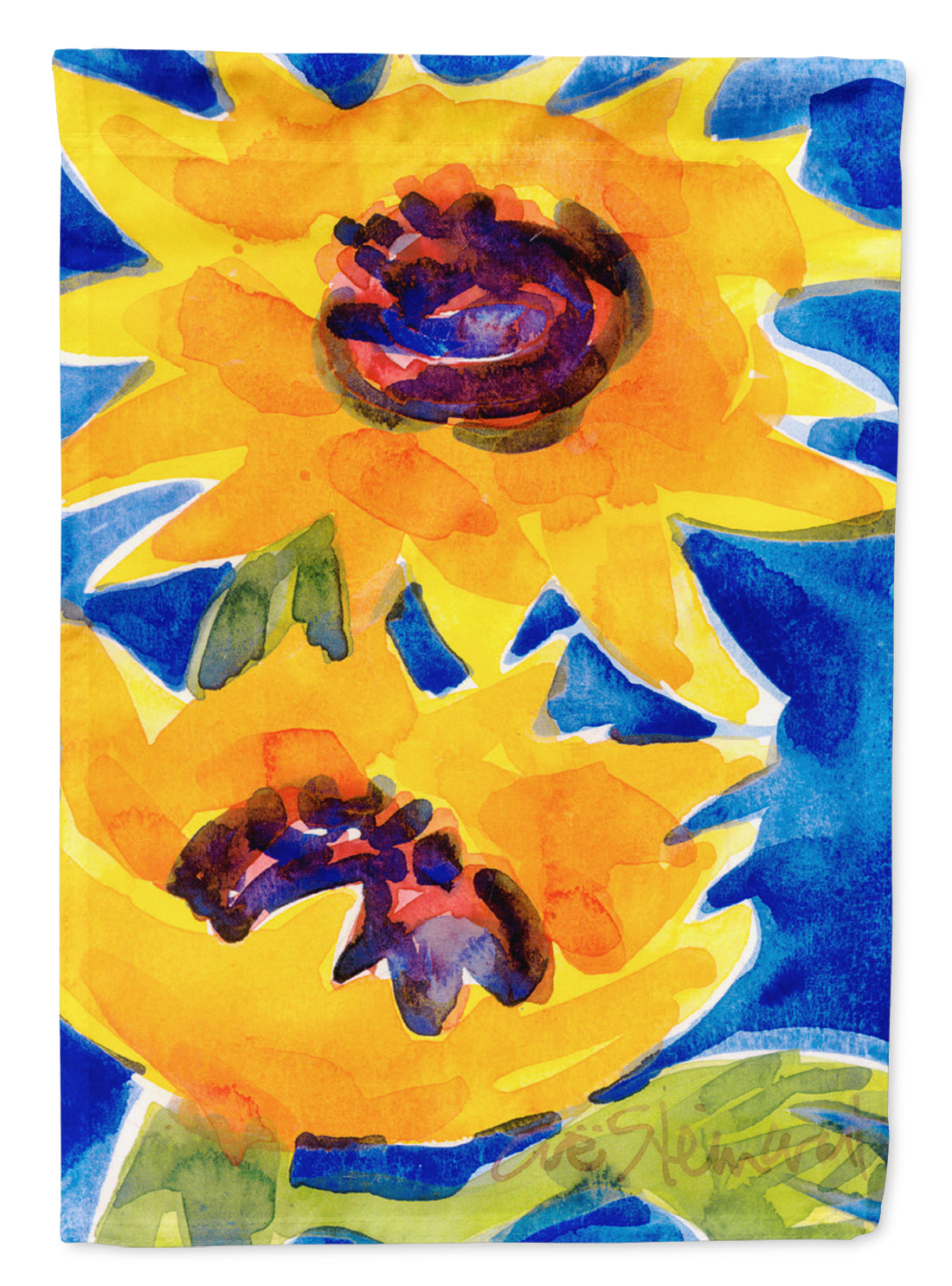 Flower - Sunflower Flag Canvas House Size