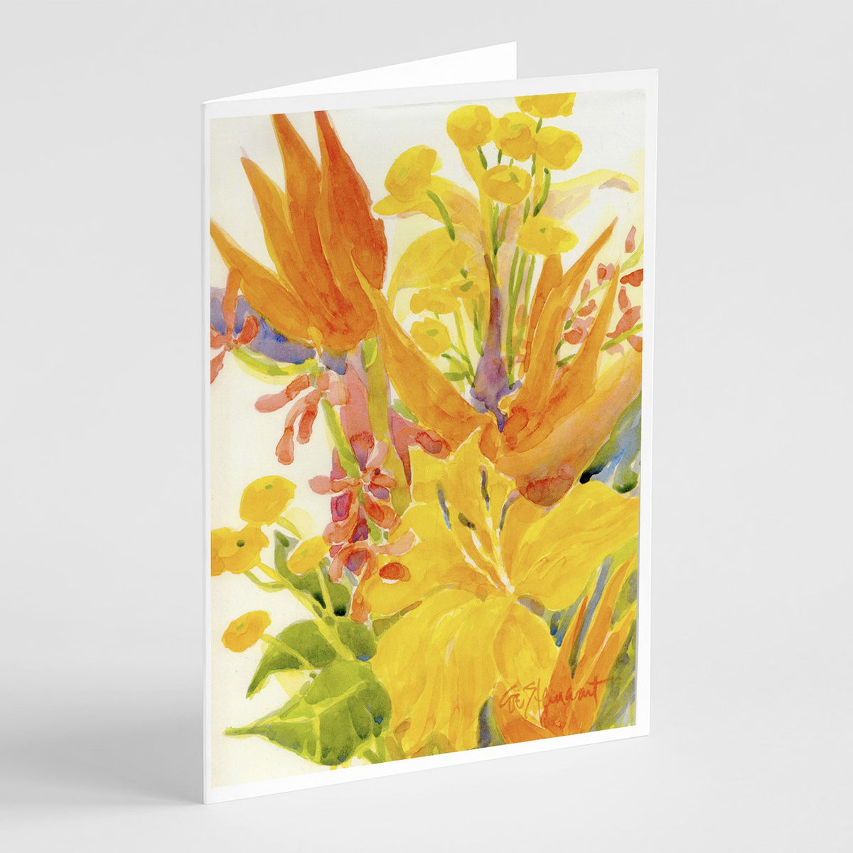 Buy this Flower - Bird of Paradise Greeting Cards and Envelopes Pack of 8