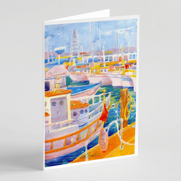 Buy this Shirmp Boats Greeting Cards and Envelopes Pack of 8