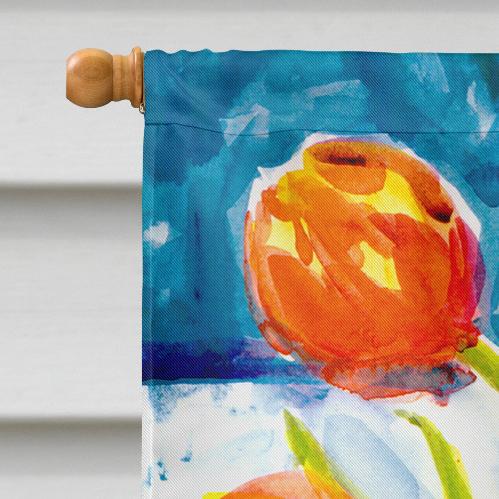 Flowers - Tulips Flag Canvas House Size