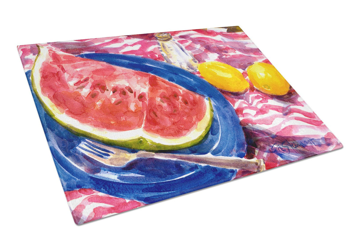 Watermelon Glass Cutting Board Large by Caroline&#39;s Treasures