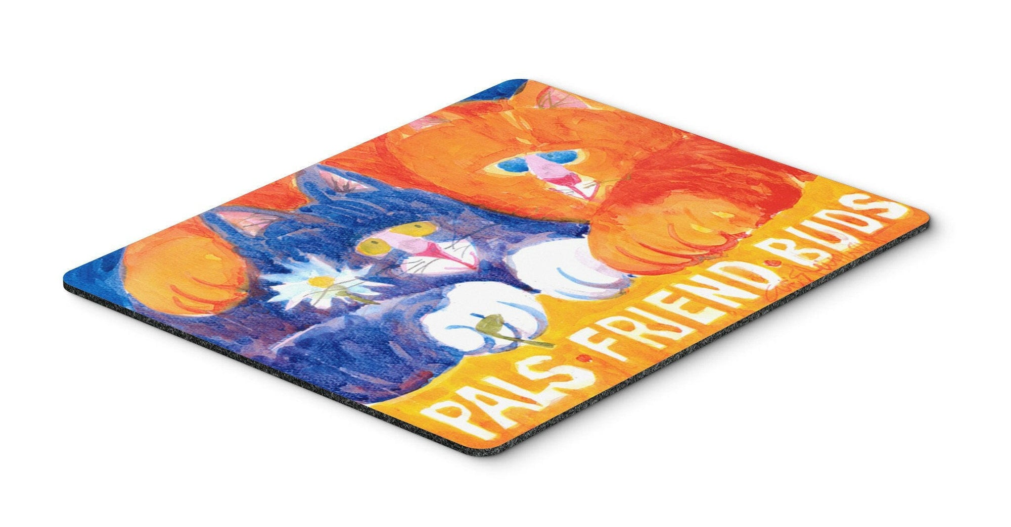 Cats Pals Friends Buds  Mouse pad, hot pad, or trivet by Caroline's Treasures