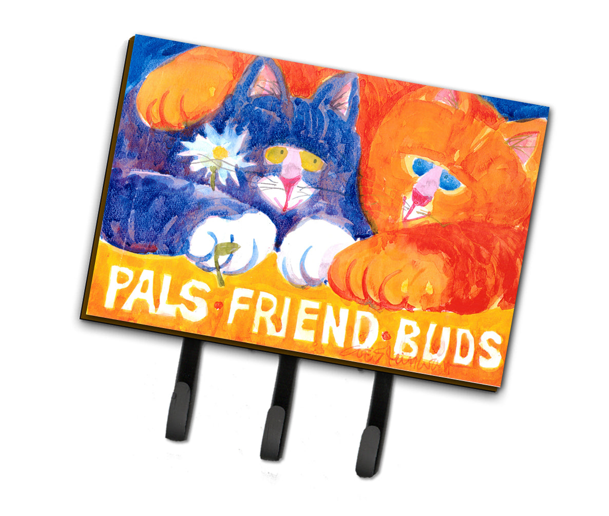 Cats Pals Friends Buds  Leash Holder or Key Hook