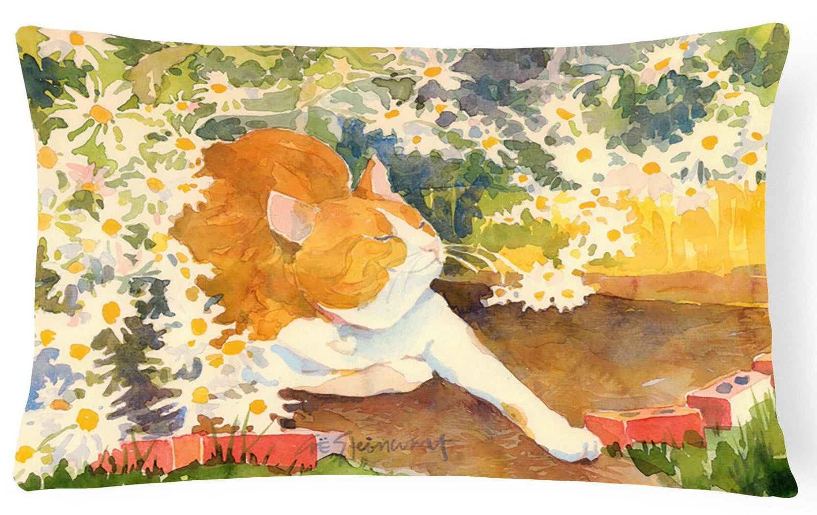 Cat Decorative   Canvas Fabric Pillow by Caroline's Treasures