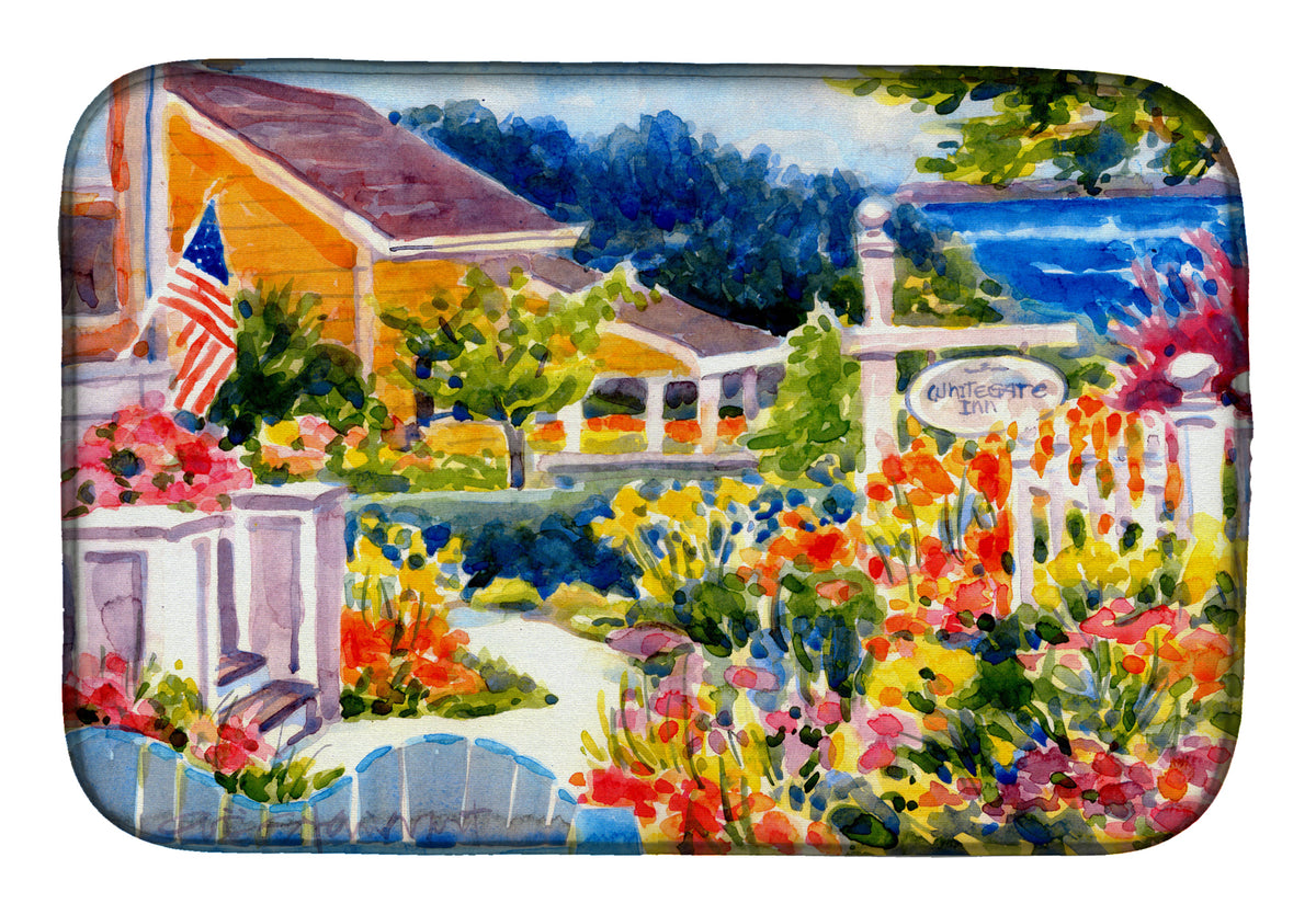 Seaside Beach Cottage Dish Drying Mat 6032DDM  the-store.com.
