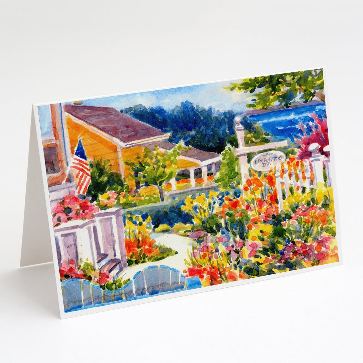 Buy this Seaside Beach Cottage Greeting Cards and Envelopes Pack of 8