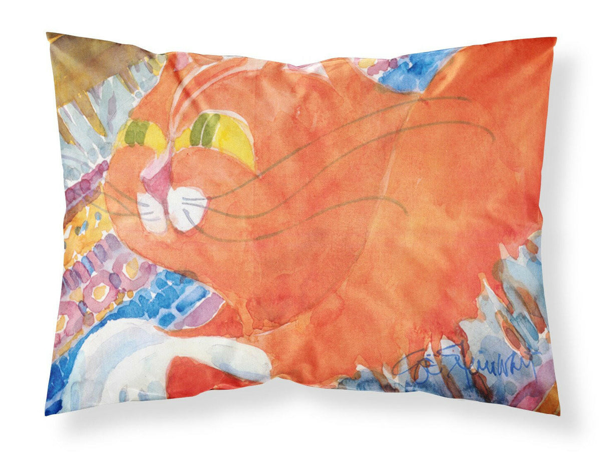 Cat Moisture wicking Fabric standard pillowcase by Caroline&#39;s Treasures
