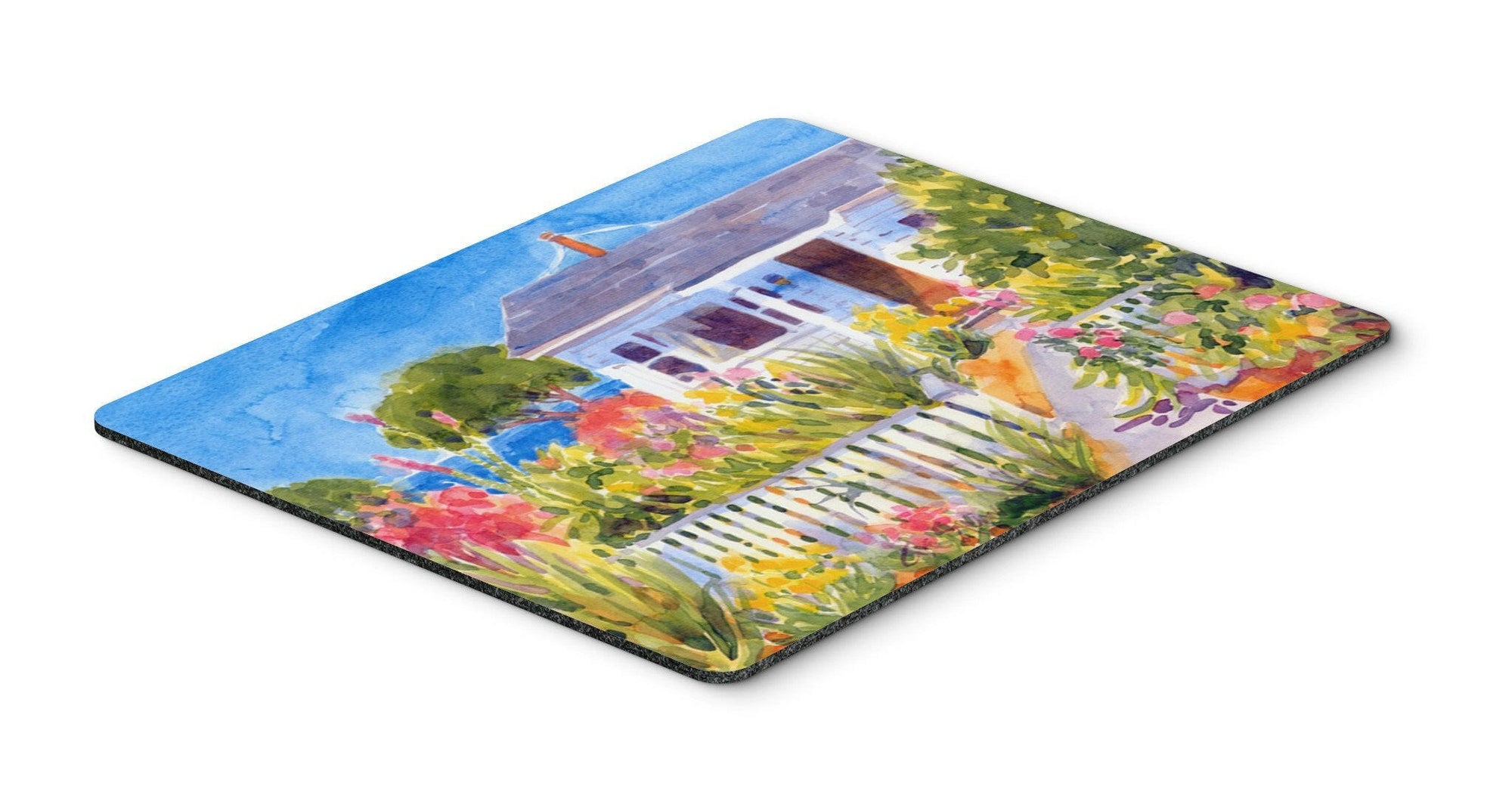 Seaside Beach Cottage  Mouse pad, hot pad, or trivet by Caroline's Treasures