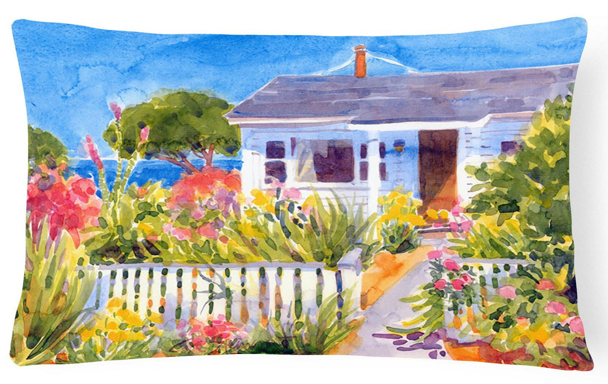 Seaside Beach Cottage  Decorative   Canvas Fabric Pillow by Caroline&#39;s Treasures
