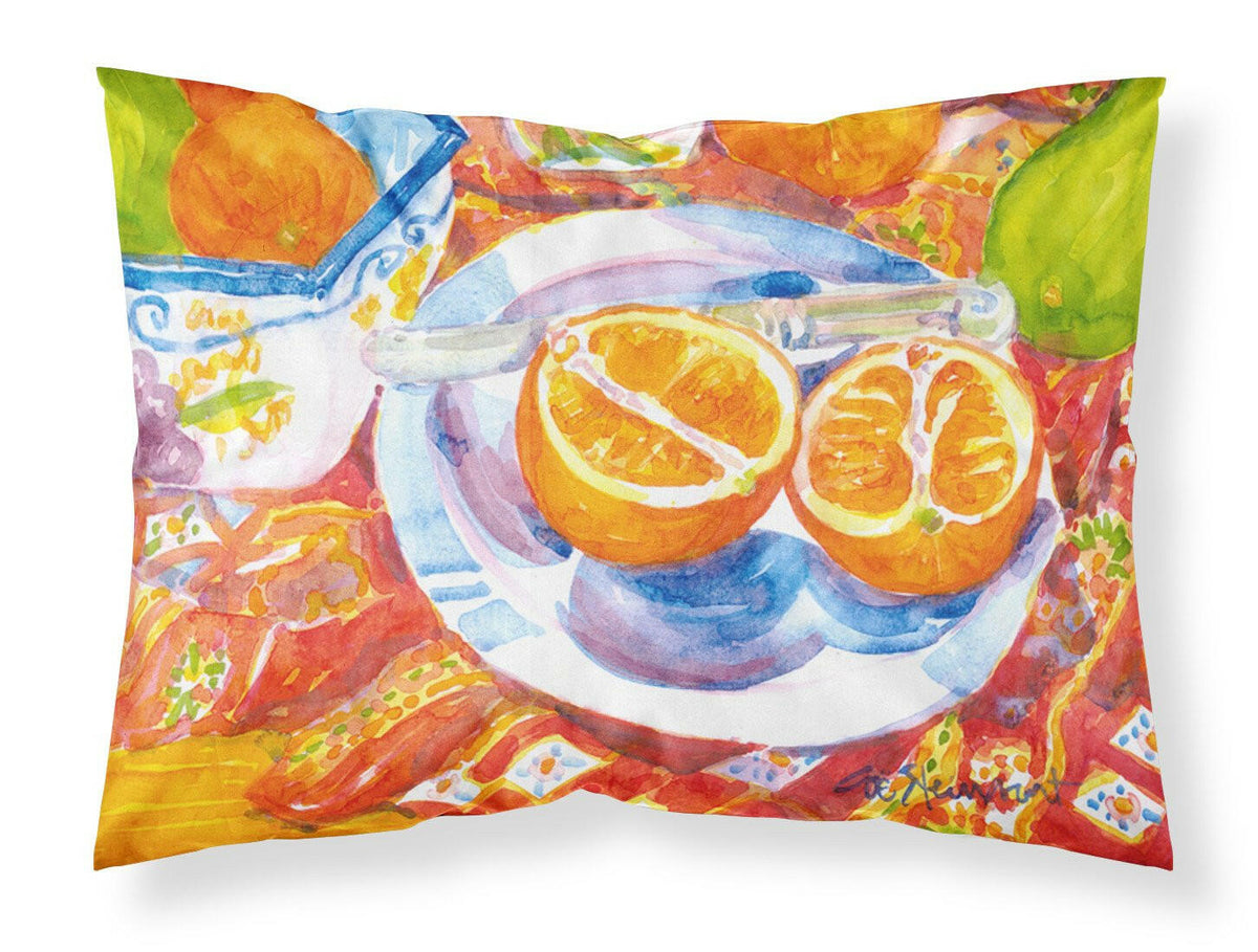 Florida Oranges Sliced breakfast Moisture wicking Fabric standard pillowcase by Caroline&#39;s Treasures