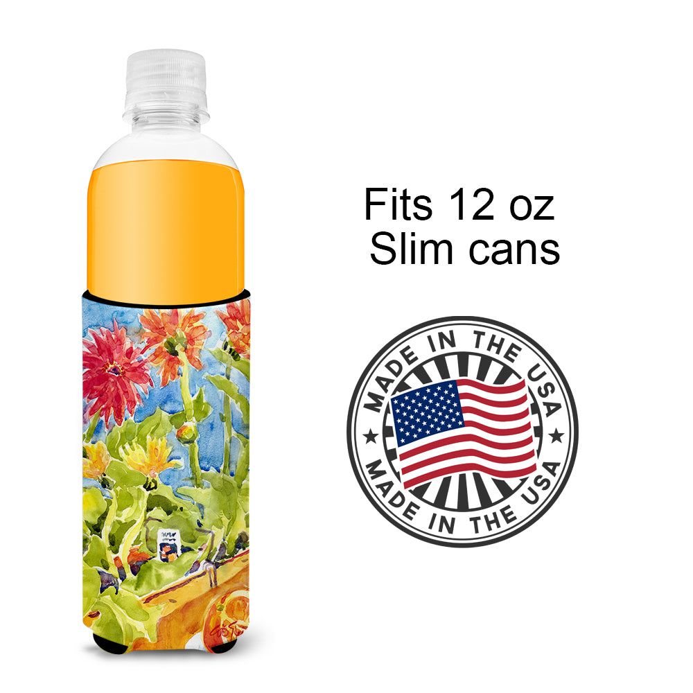Flower - Gerber Daisies Ultra Beverage Insulators for slim cans 6038MUK.