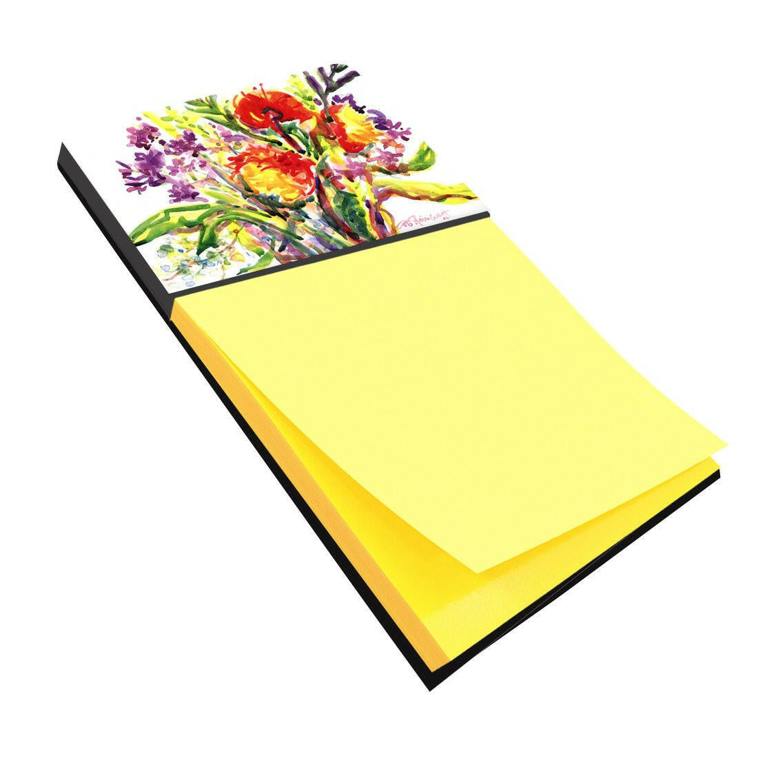 Flower Refiillable Sticky Note Holder or Postit Note Dispenser 6042SN by Caroline&#39;s Treasures