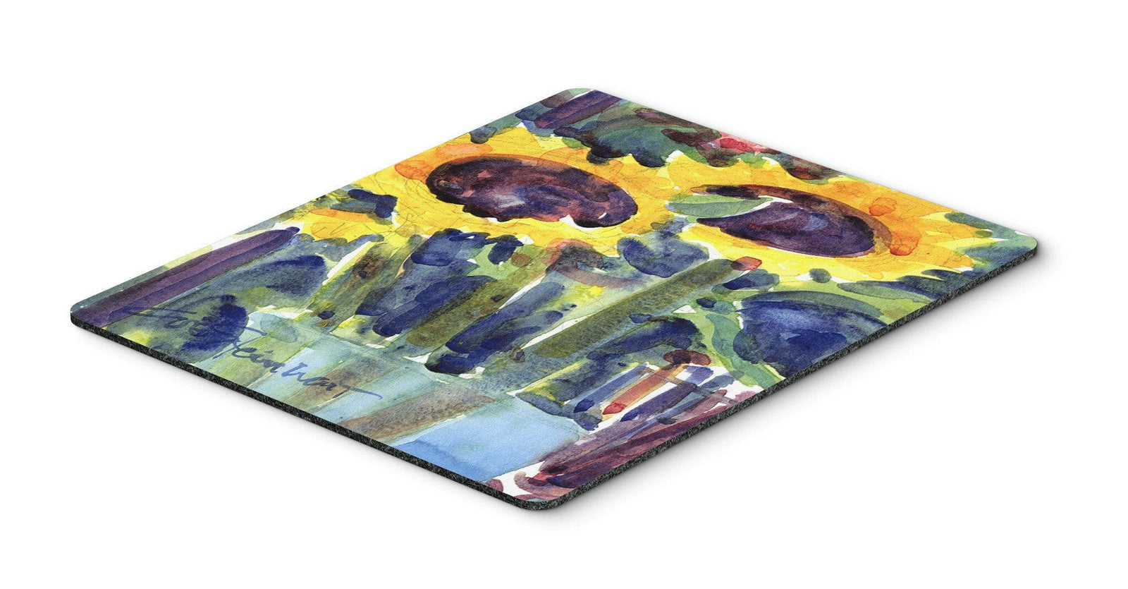 Flowers - Sunflower Mouse Pad, Hot Pad or Trivet by Caroline's Treasures