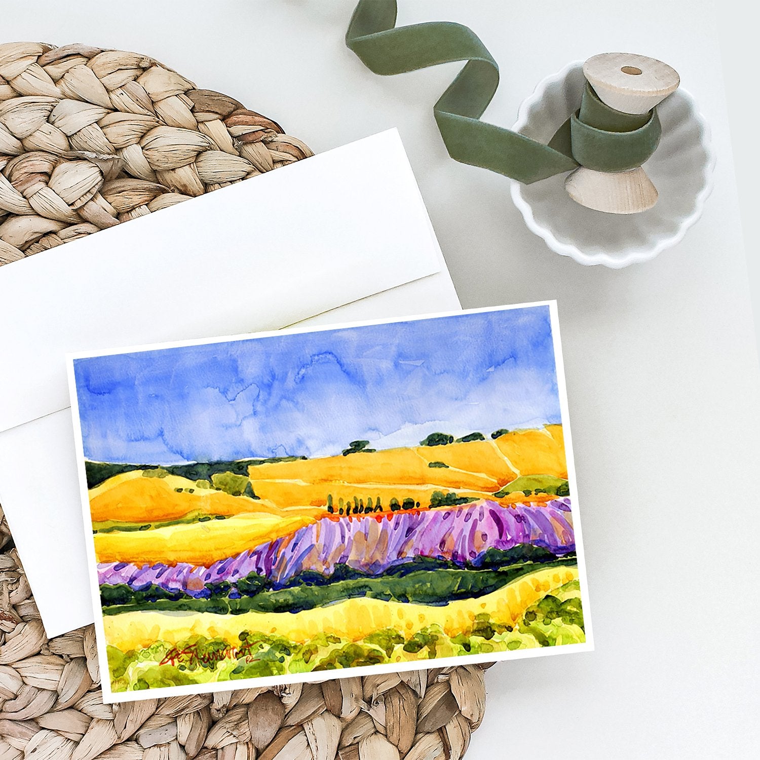 Landscape Greeting Cards and Envelopes Pack of 8 - the-store.com