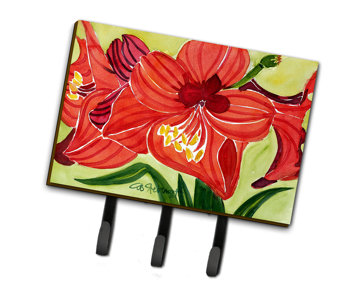 Flower - Amaryllis Leash Holder or Key Hook  the-store.com.