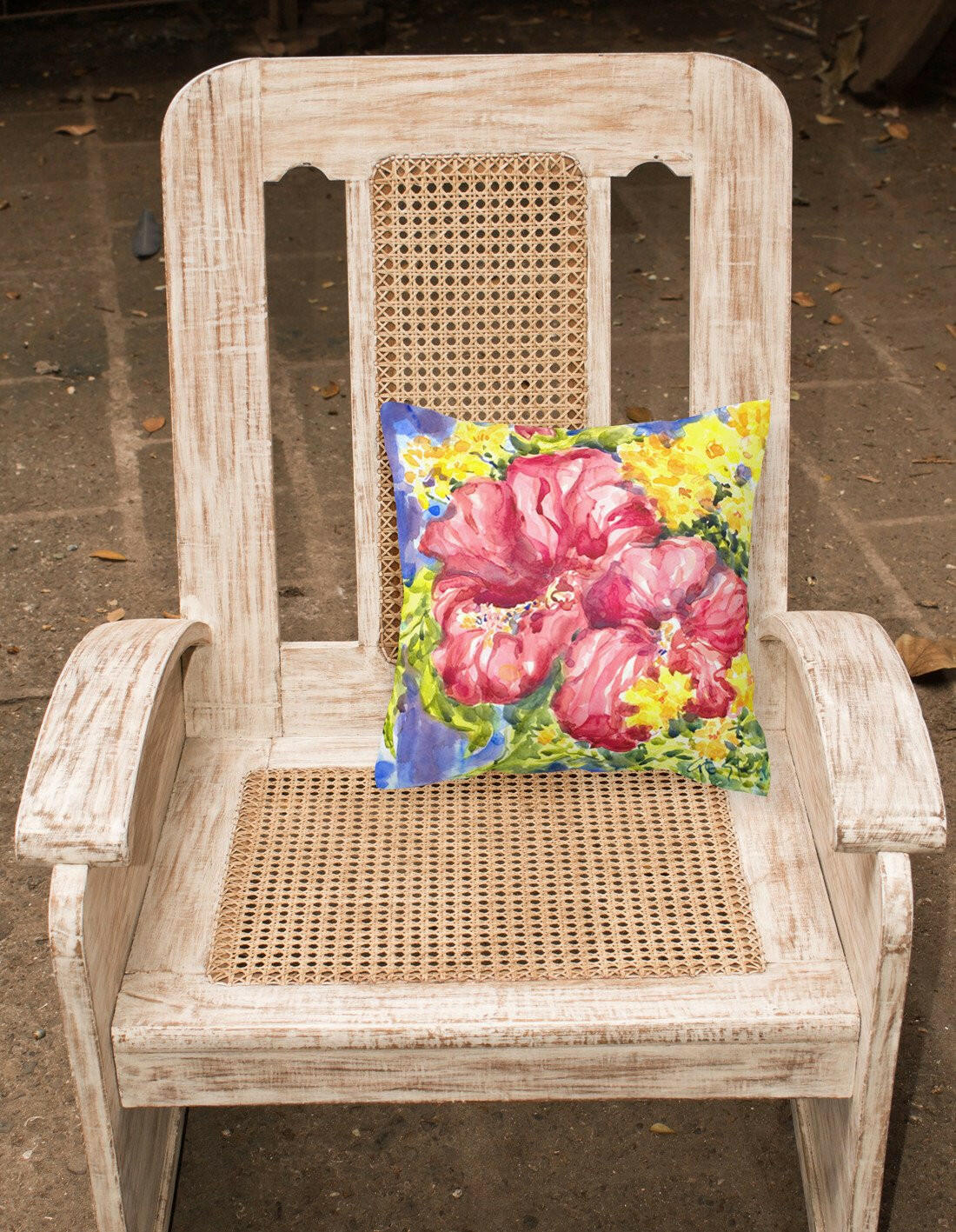 Flower - Hibiscus Decorative   Canvas Fabric Pillow - the-store.com