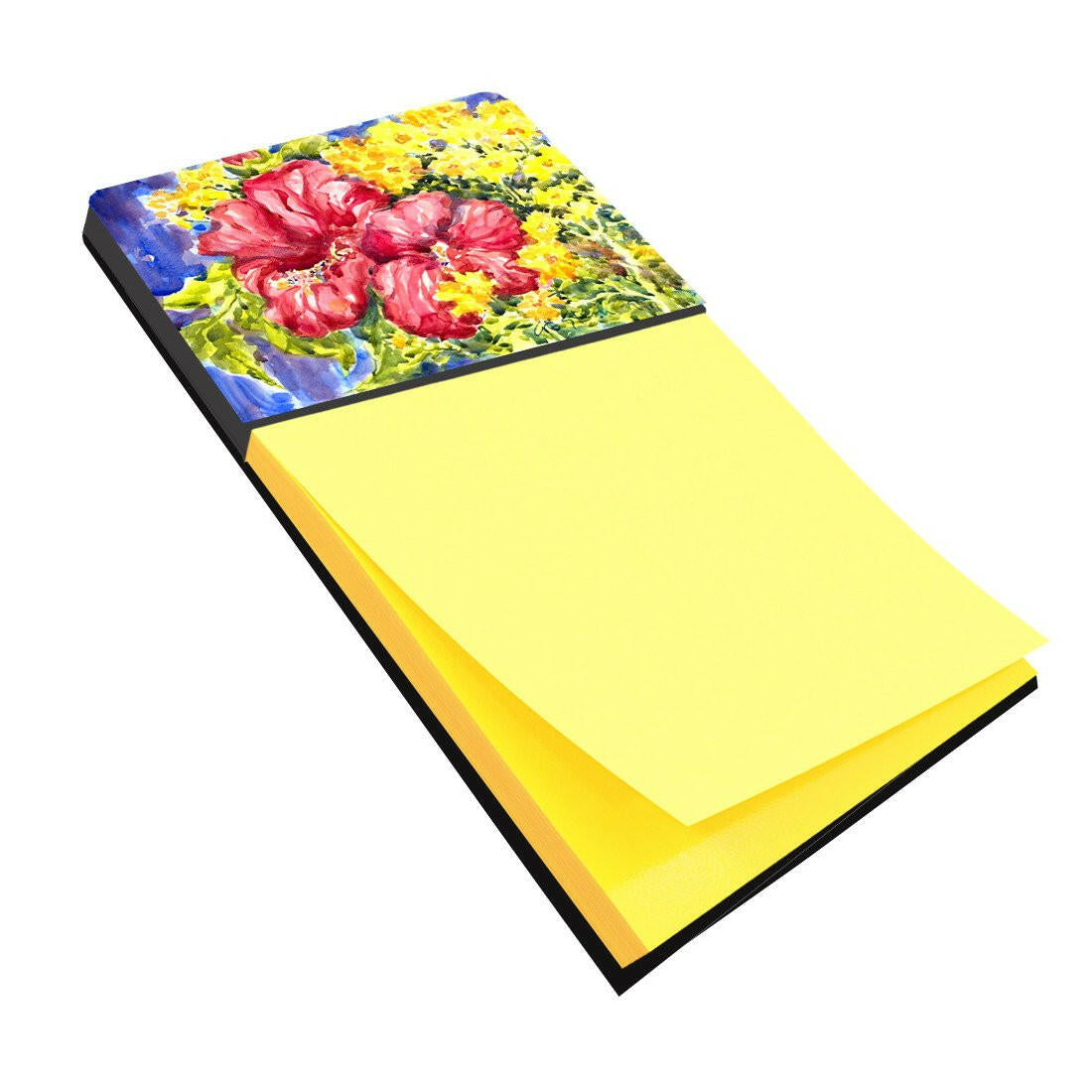 Flower - Hibiscus Refiillable Sticky Note Holder or Postit Note Dispenser 6056SN by Caroline's Treasures
