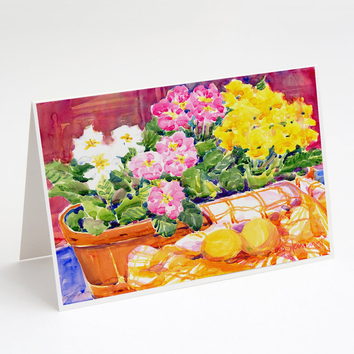 Buy this Flower - Primroses Greeting Cards and Envelopes Pack of 8