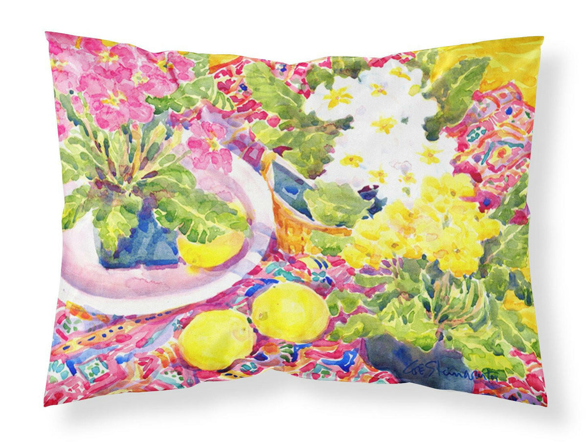 Flower - Primroses Moisture wicking Fabric standard pillowcase by Caroline&#39;s Treasures
