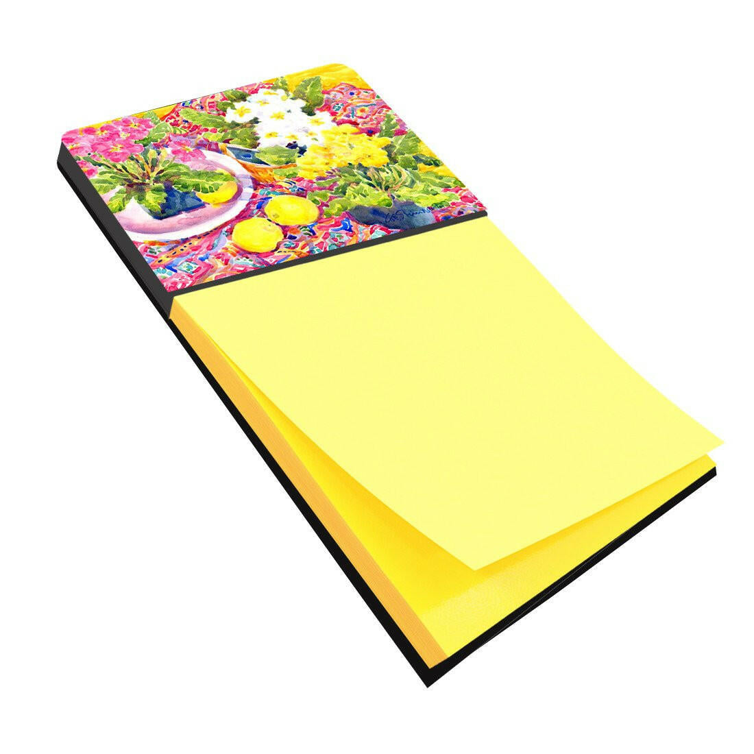 Flower - Primroses Refiillable Sticky Note Holder or Postit Note Dispenser 6062SN by Caroline's Treasures