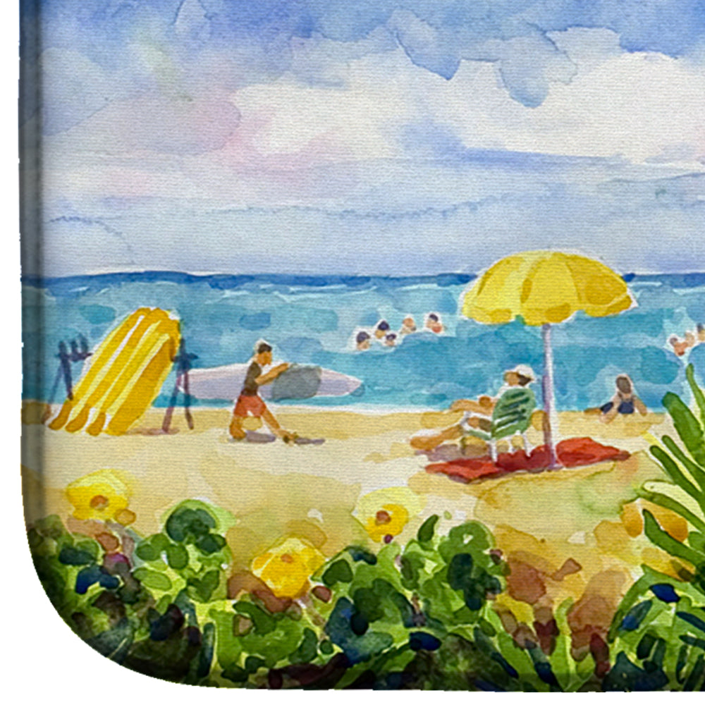 Beach Resort view from the condo Dish Drying Mat 6065DDM