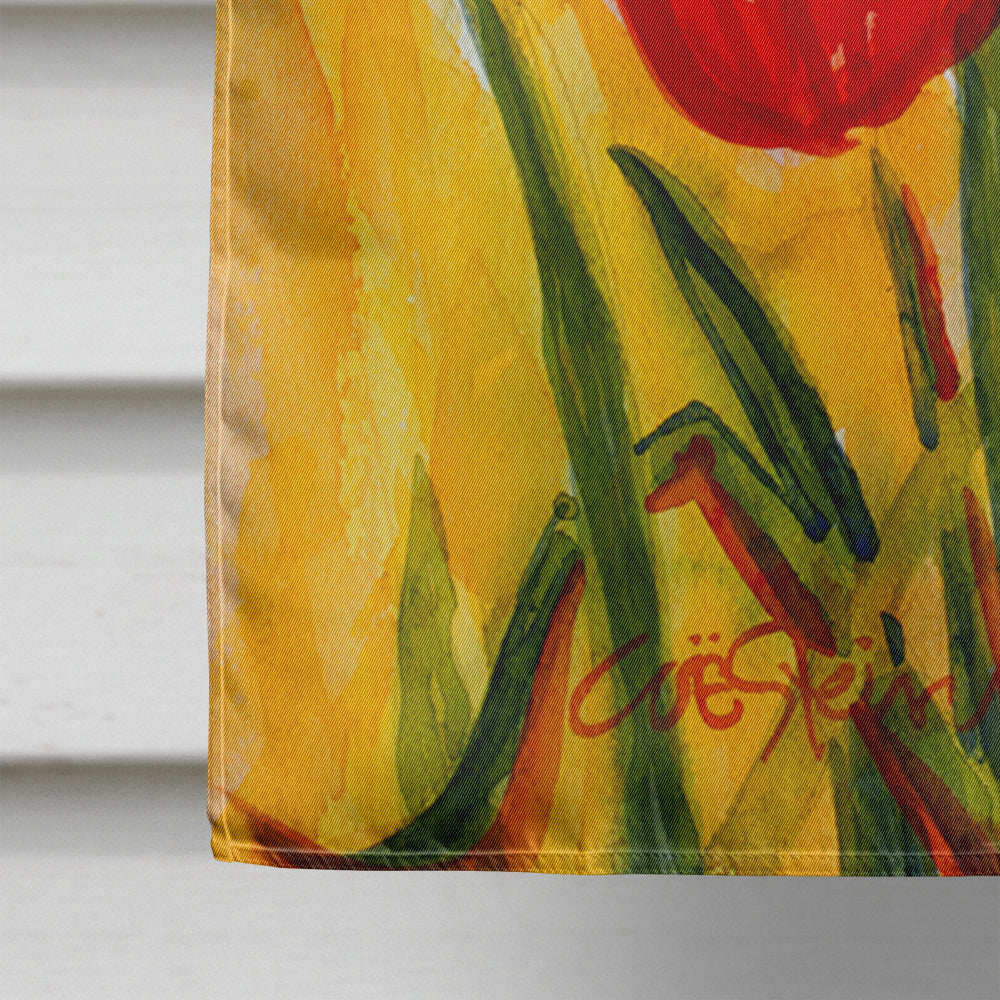Fleur - Amaryllis Drapeau Toile Taille Maison