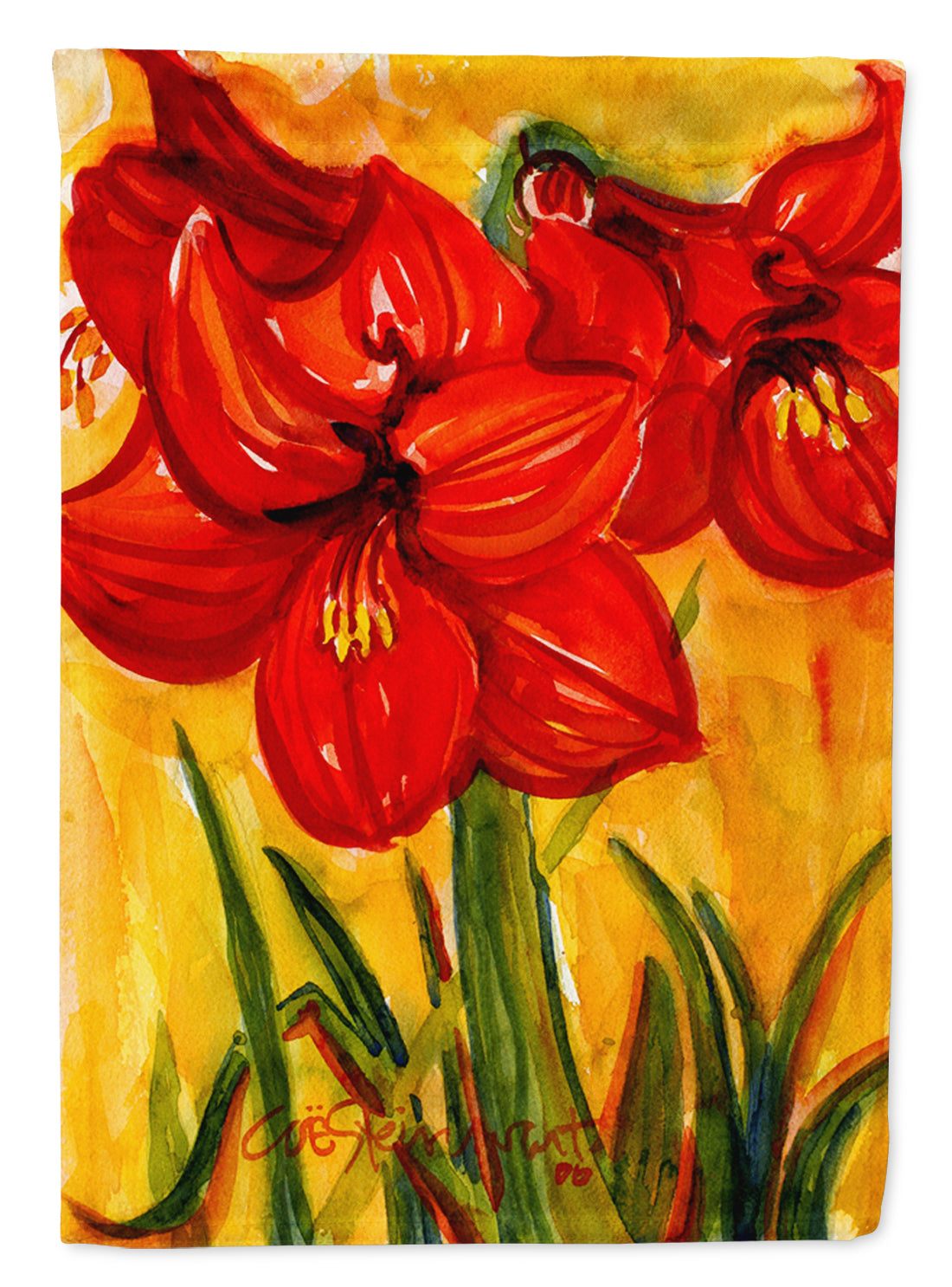 Fleur - Amaryllis Drapeau Jardin Taille