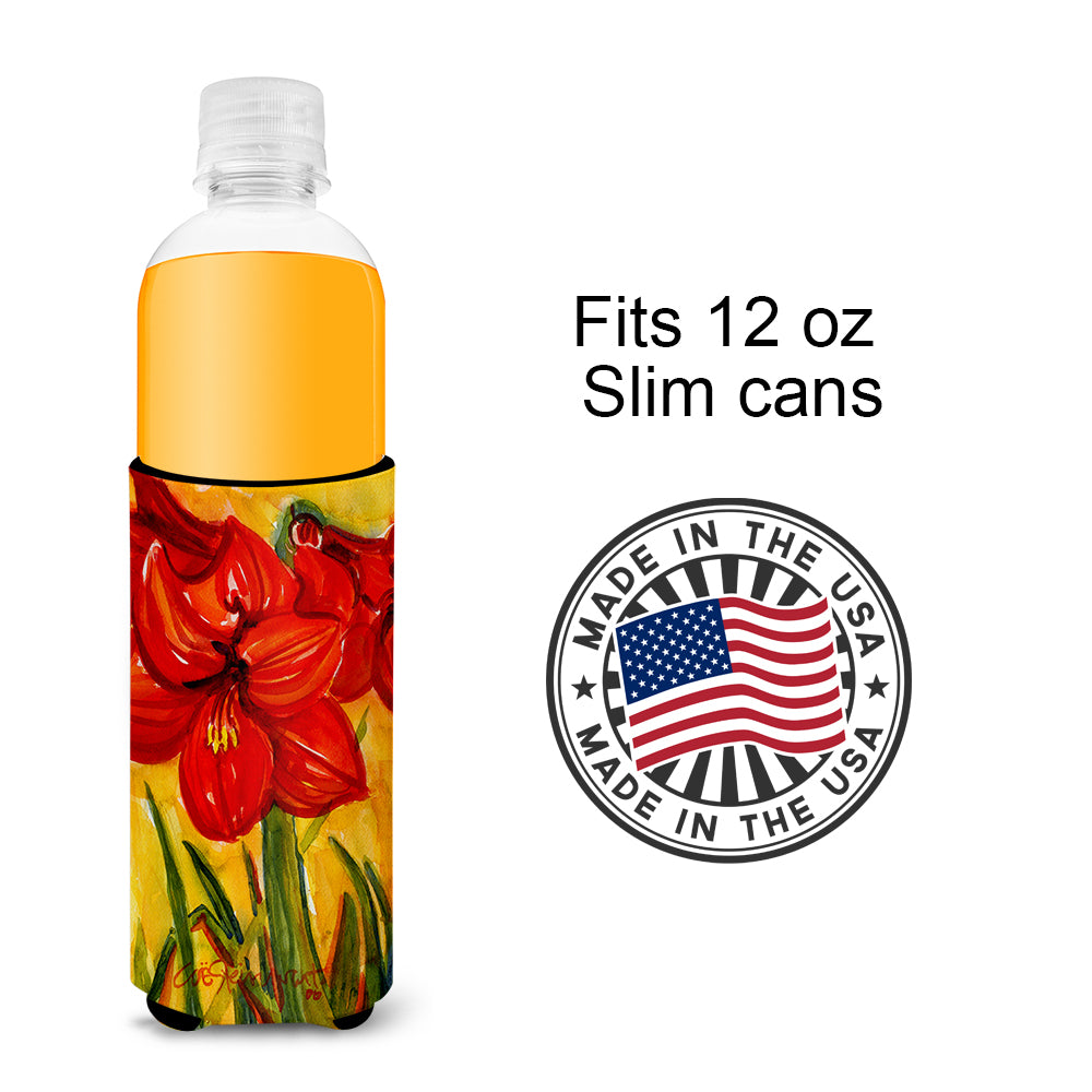 Flower - Amaryllis Ultra Beverage Insulators for slim cans 6067MUK