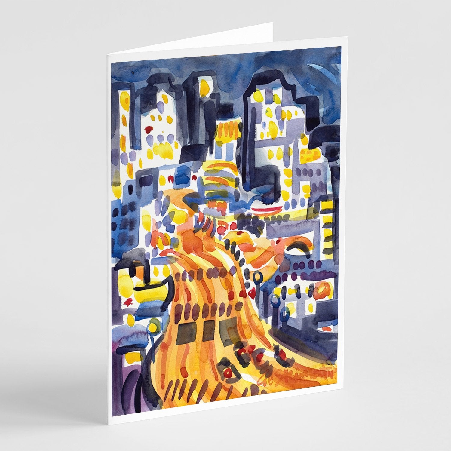 Buy this Skyline Abstract Greeting Cards and Envelopes Pack of 8