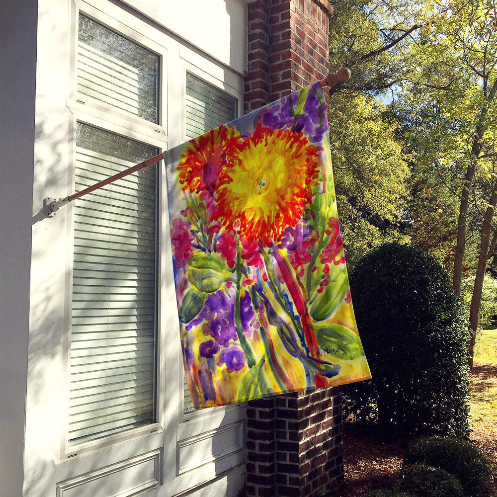 Flower - Aster Flag Canvas House Size