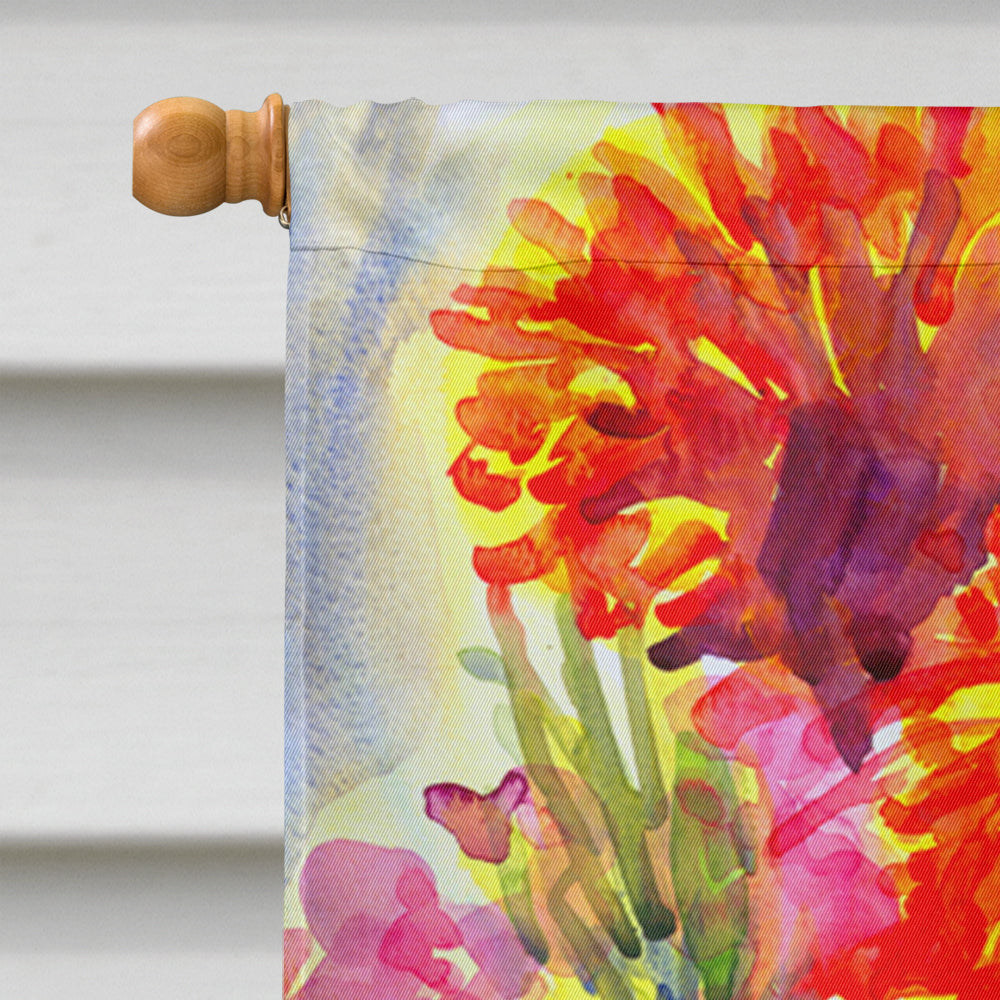 Flower - Aster Flag Canvas House Size