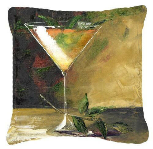 Stinger Martini by Malenda Trick Canvas Decorative Pillow TMTR0032PW1414 by Caroline&#39;s Treasures