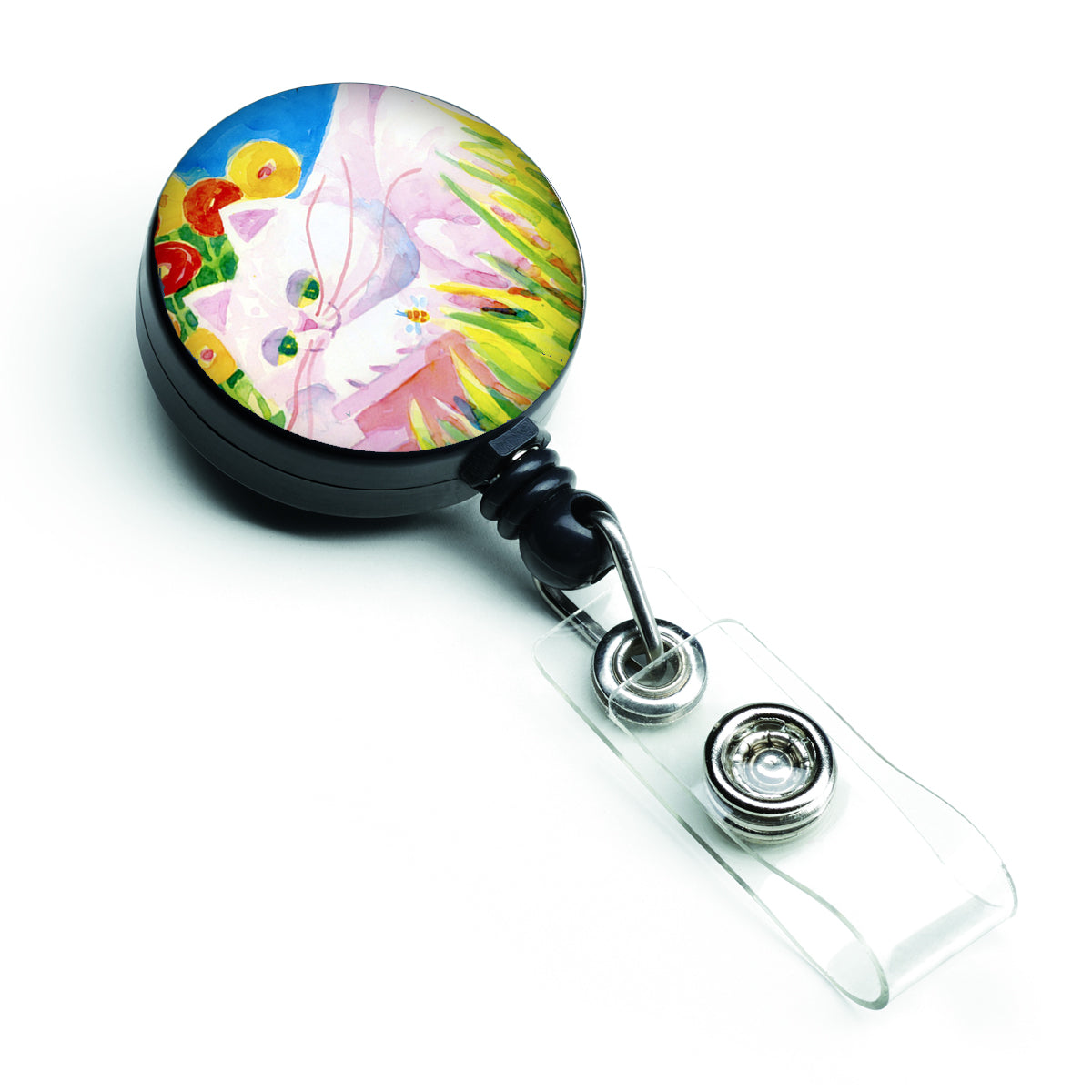 White Cat Retractable Badge Reel 6102BR  the-store.com.