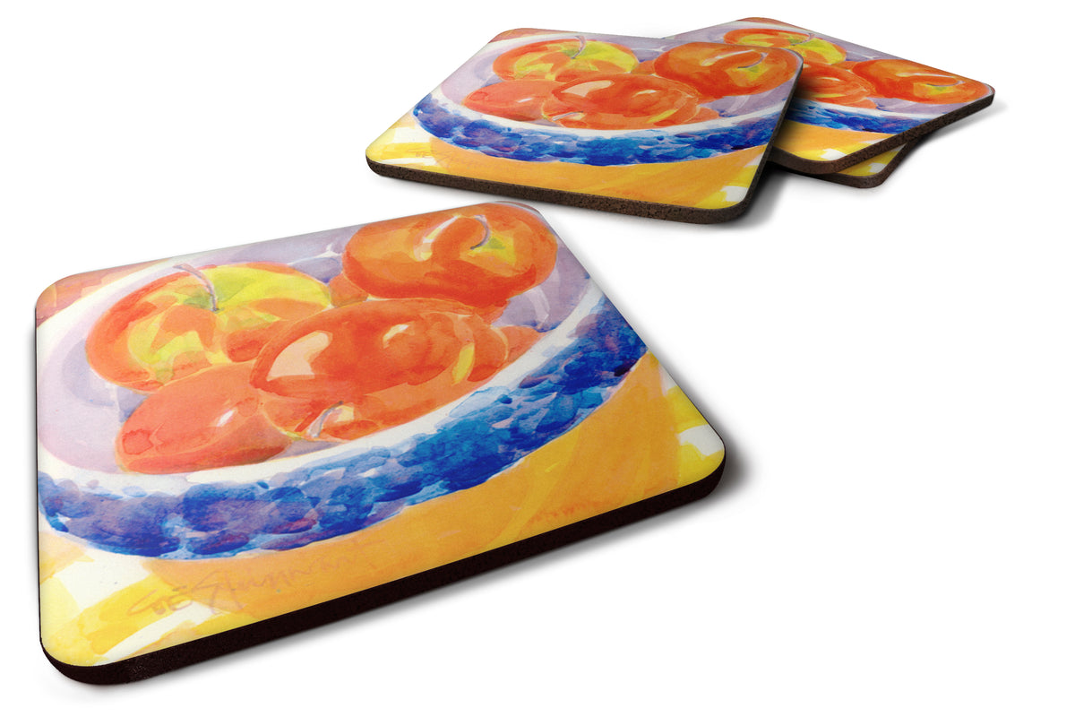 Set of 4 Bowl of Apples Foam Coasters - the-store.com