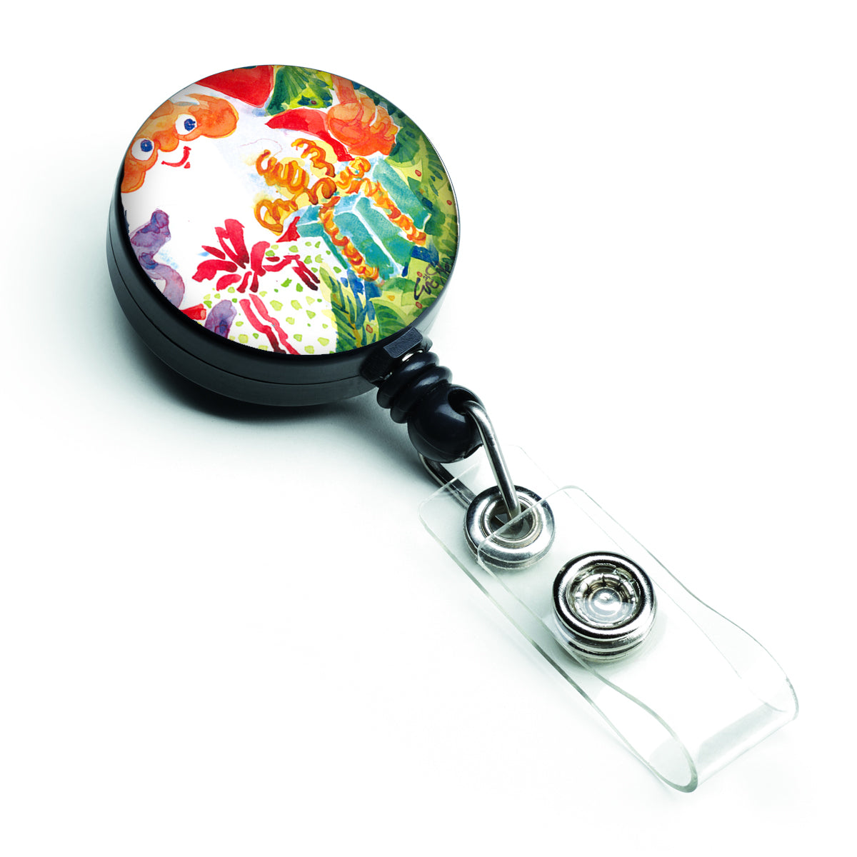 Christmas Santa Claus You Better Watch out Retractable Badge Reel 6121BR  the-store.com.