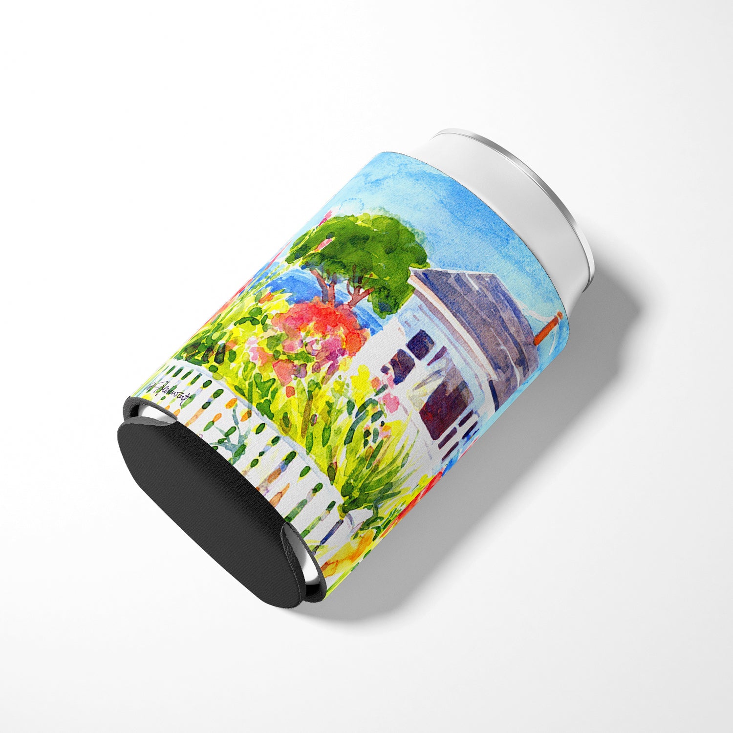 Houses Can or Bottle Beverage Insulator Hugger
